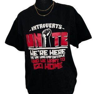 Introverts Unite T-Shirt Size Large